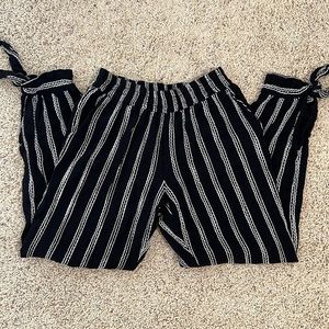 Beach Riot Stripe Linen Joggers (XS)